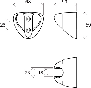 Soporte de la ducha, de plástico