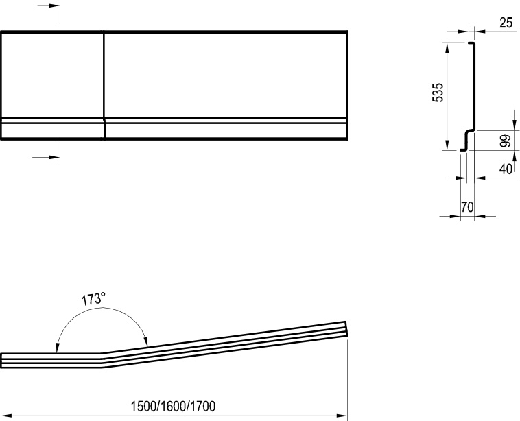 Panel A frontal BeHappy II 170 I/D