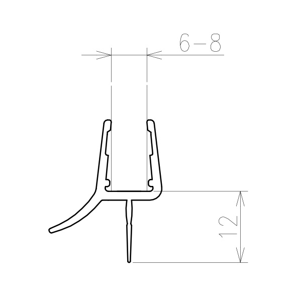 Perfiles de goteo Brilliant/GlassLine/SmartLine