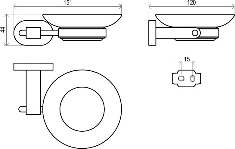 Soporte para jabón