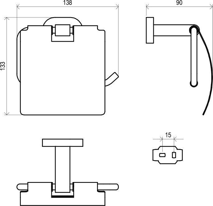 Portarrollos para papel higiénico