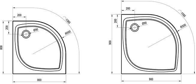 Plato de ducha Elipso Pro Flat