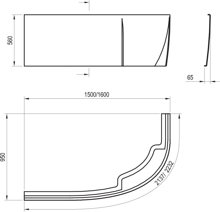 Panel A Rosa 95 L/R 150