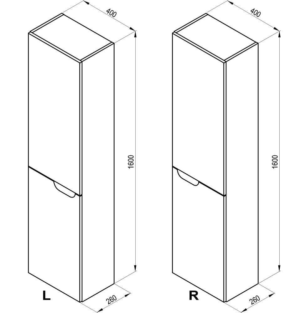 Columna lateral Classic II SB-400 I/D