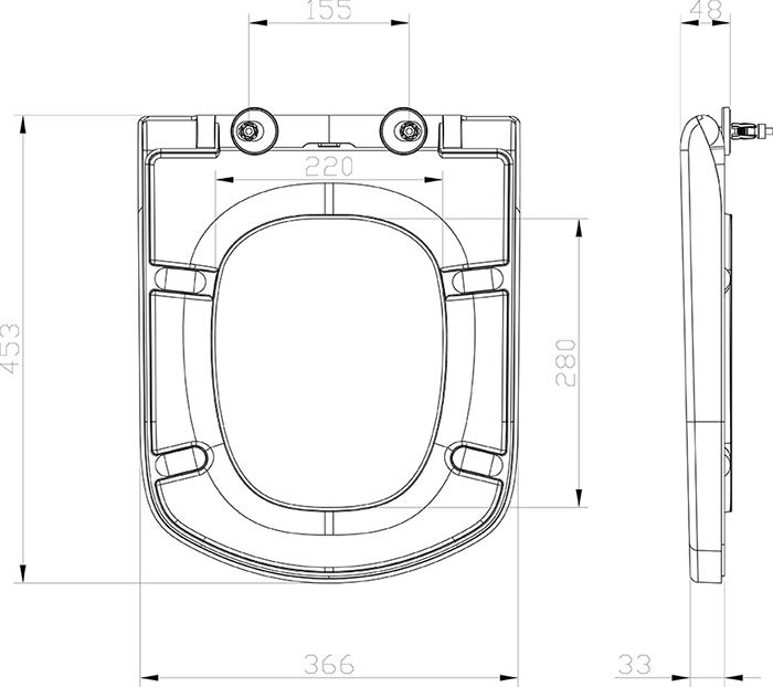 Asiento de indoro Classic