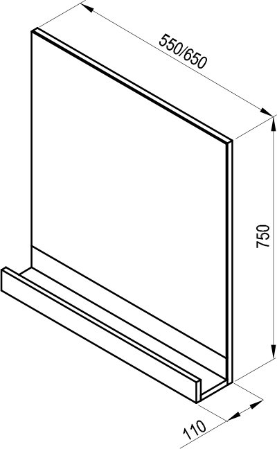 Zrkadlo 10°