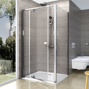 Sprchové dvere s pevnou stenou Pivot PDOP1/PDOP2 + PPS