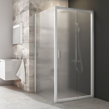 Sprchové dvere s pevnou stenou Blix BLDP2+BLPS